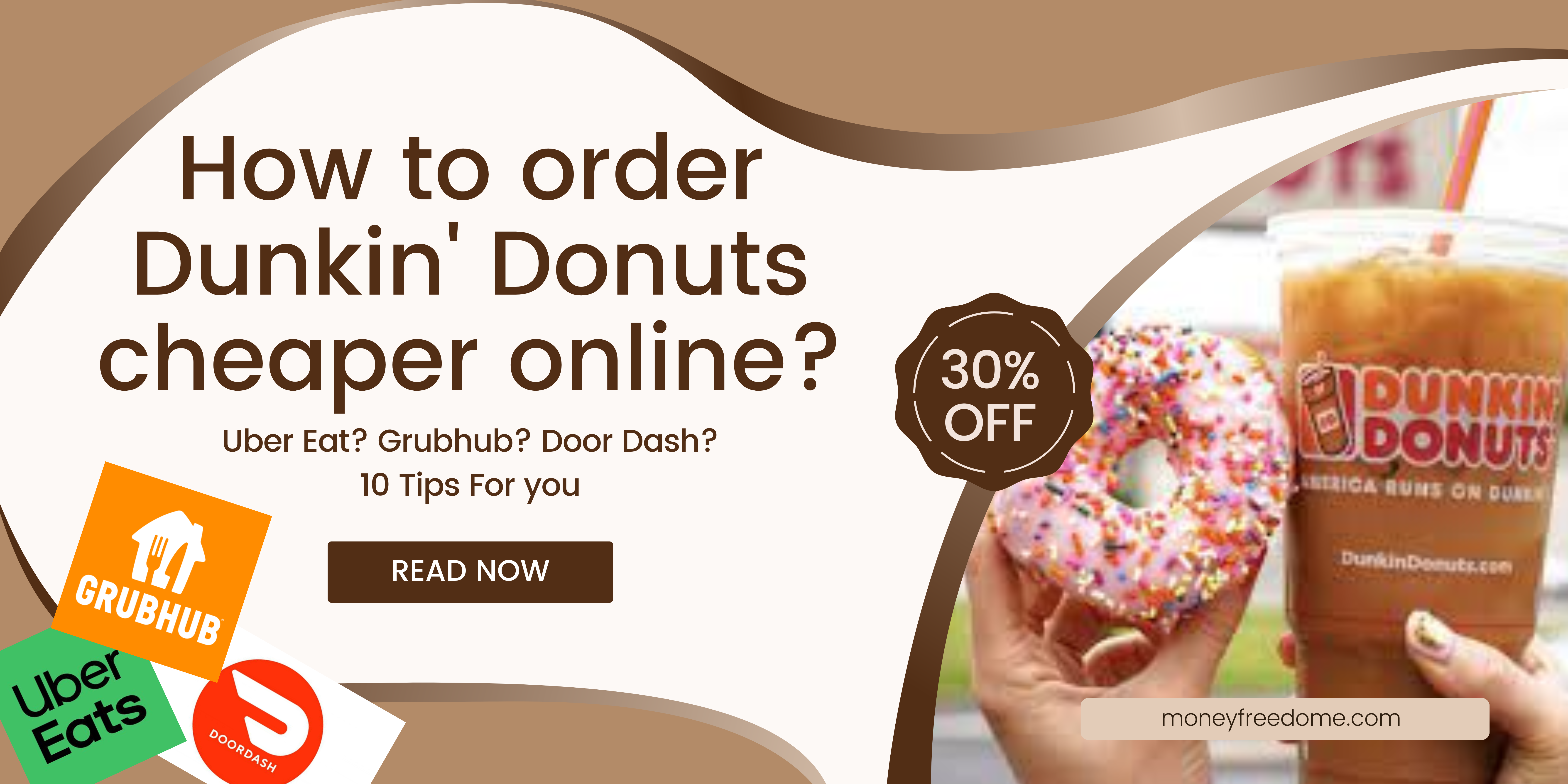 How to order Dunkin Donuts cheaper online 1