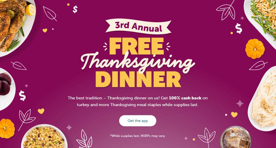 Warning ibottas free Thanksgiving meal has begun